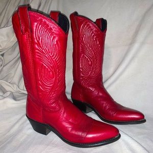 Abilene Women’s Red Cowboy Boots